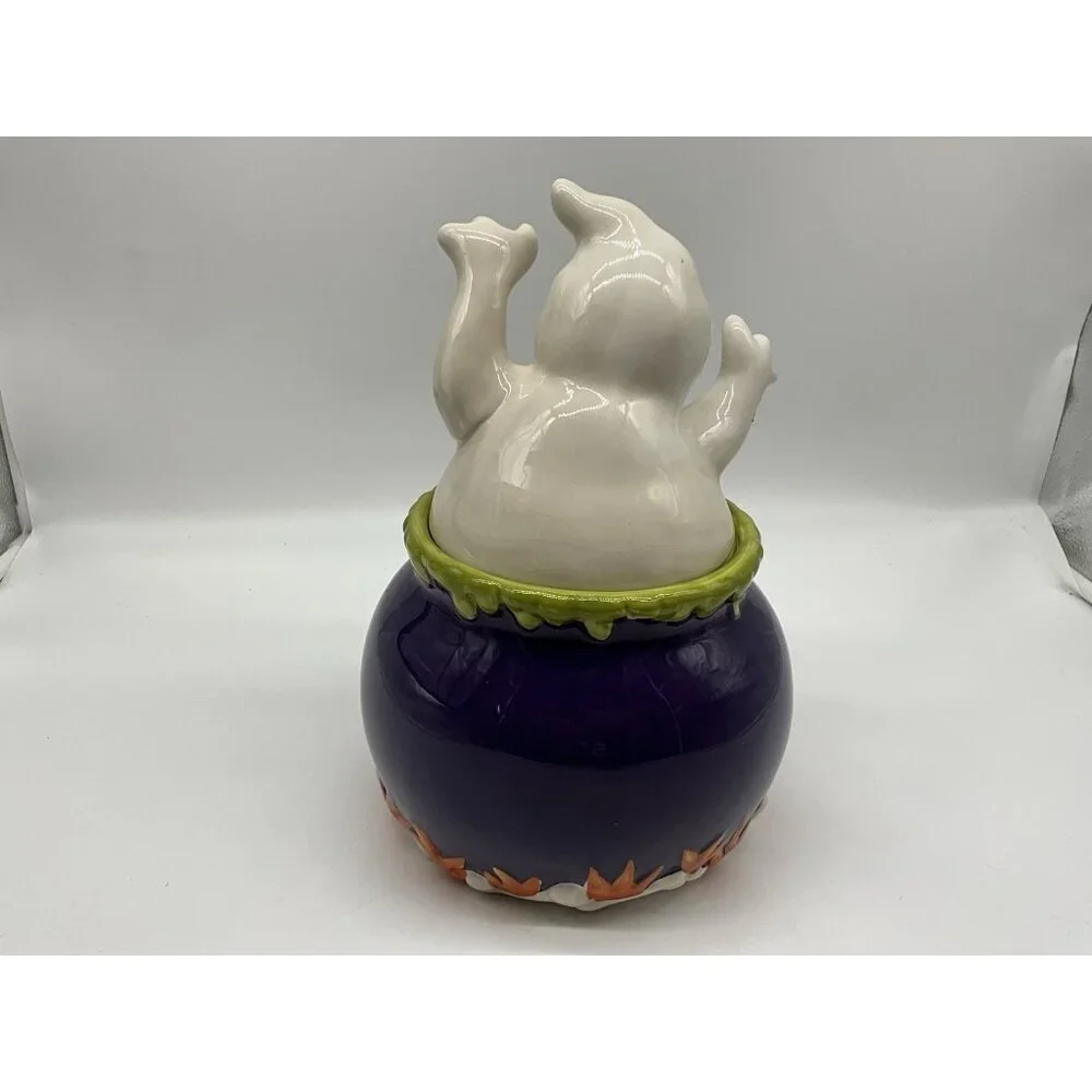 David's Cookies Vintage Halloween Witch's Brew Cookie Jar Kitchen Collectible